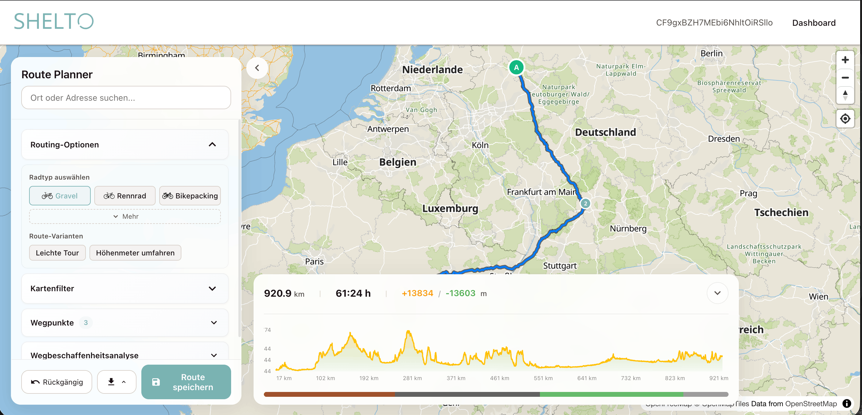Shelto Web Version Screenshot